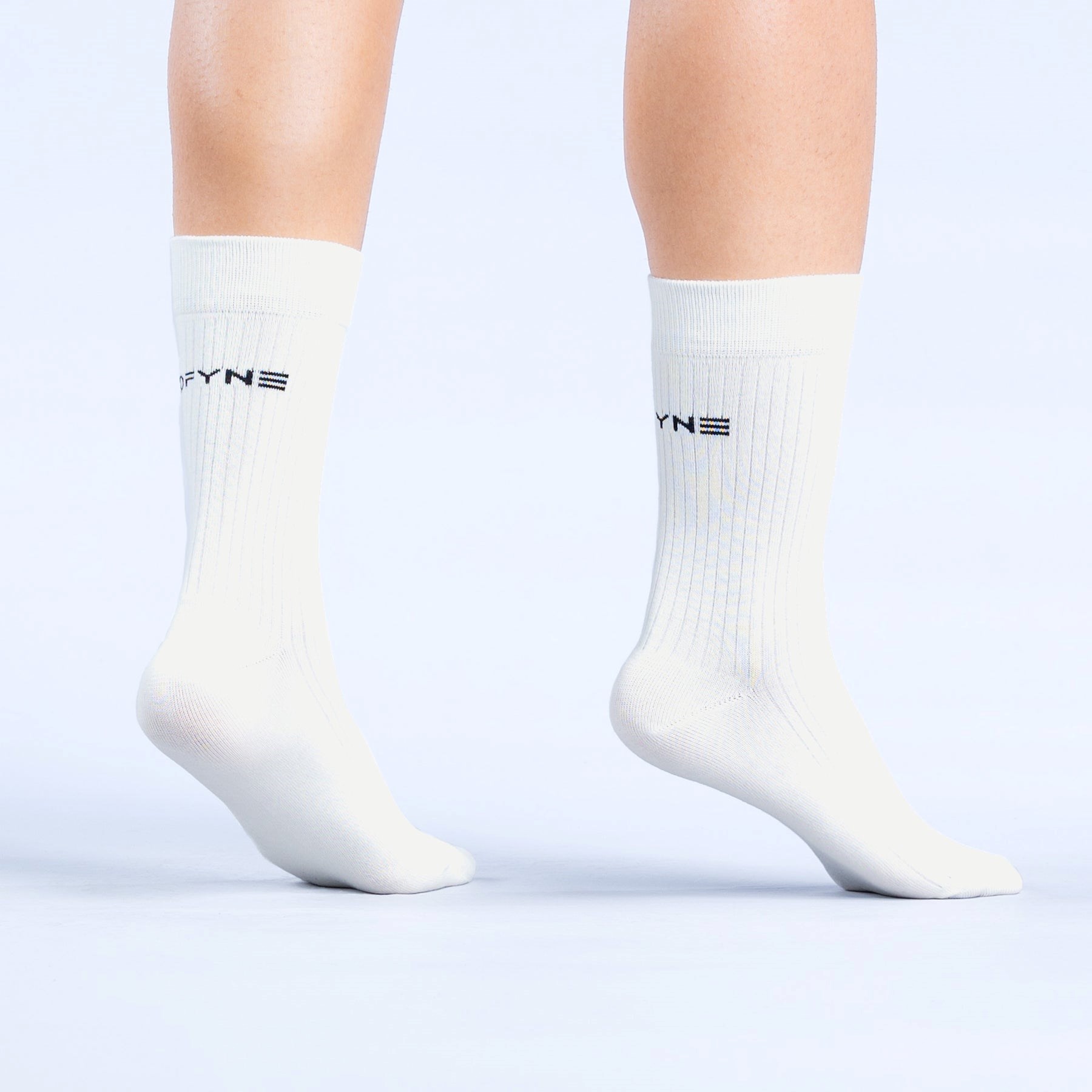 DFYNE Revive Crew Socks 3pk Blanche | VCL-9596739