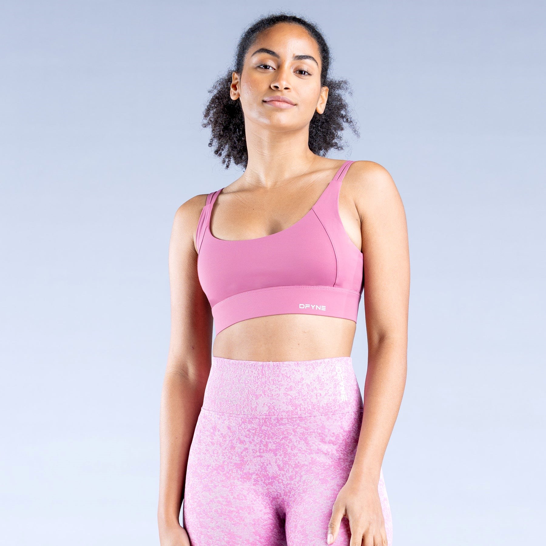 DFYNE Origin High-Support Sports Bra Rose Foncé | PCM-7693209