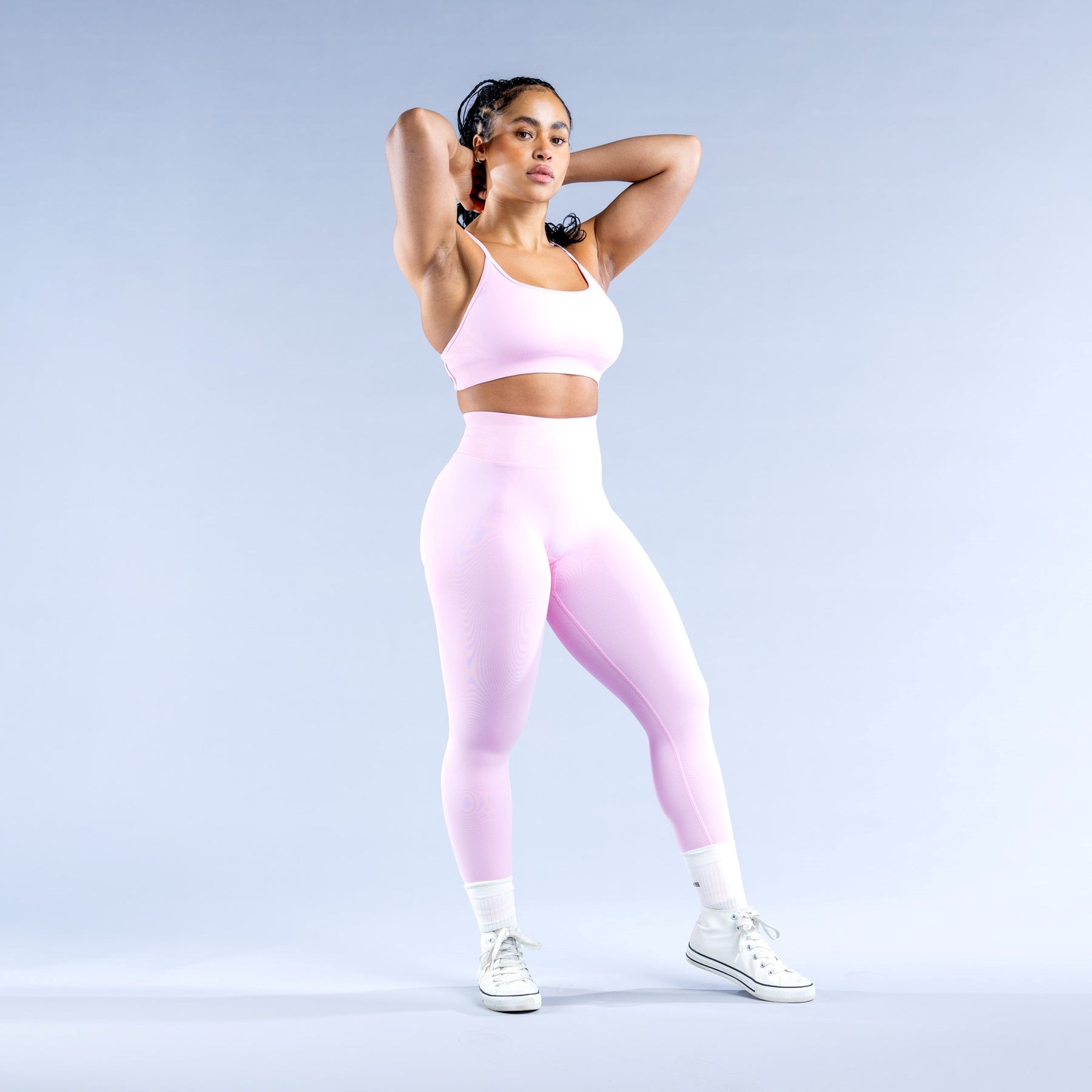 DFYNE Dynamic Backless Sports Bra Rose Clair Rose | JHN-9464097