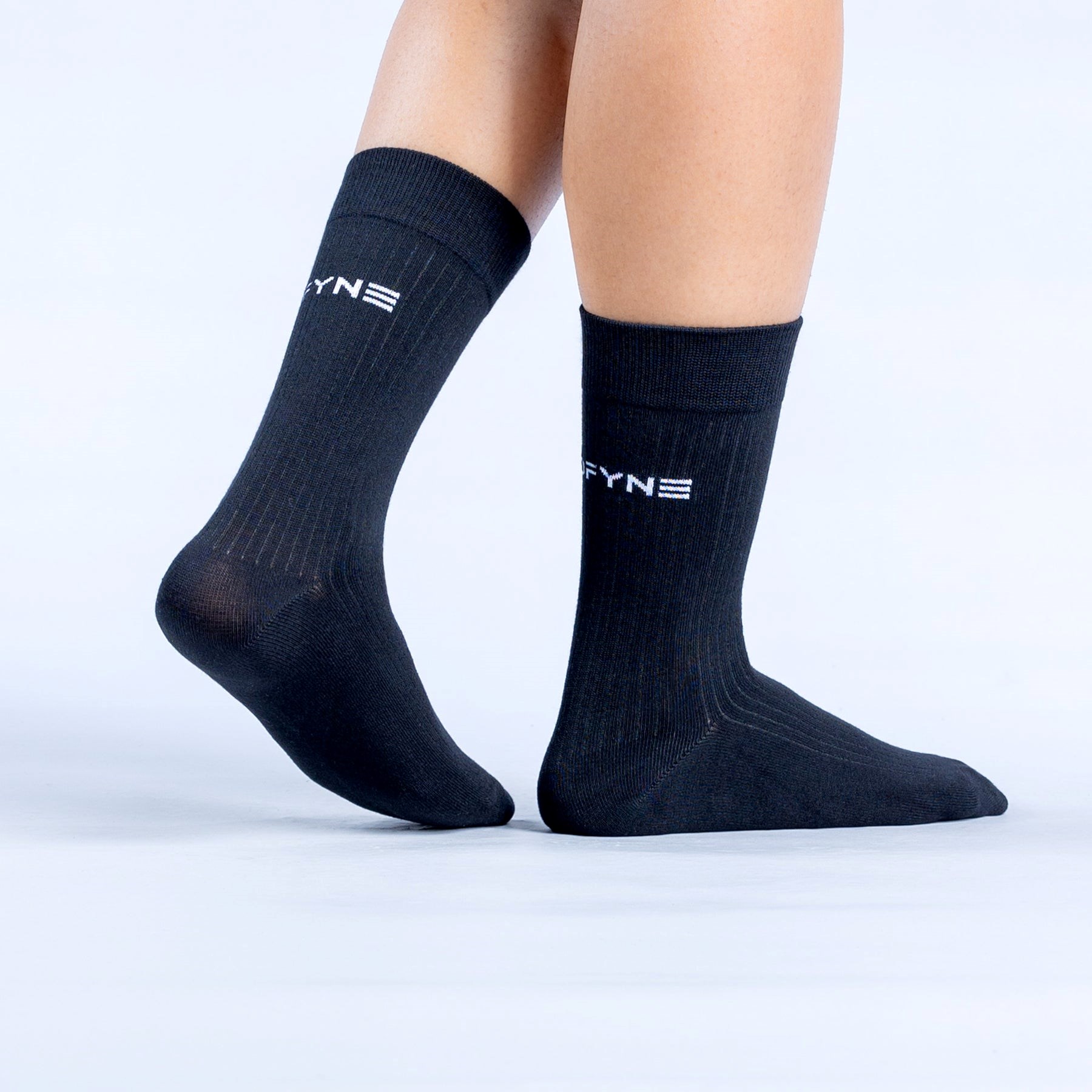 DFYNE Revive Crew Socks Noir | QPS-6710204