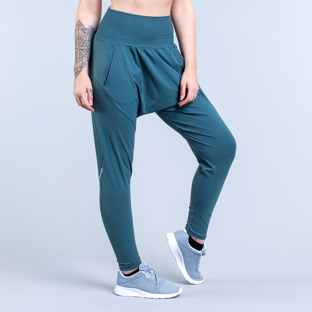 DFYNE Origin Harem Tapered Fit Joggers Aqua | DSP-9825833