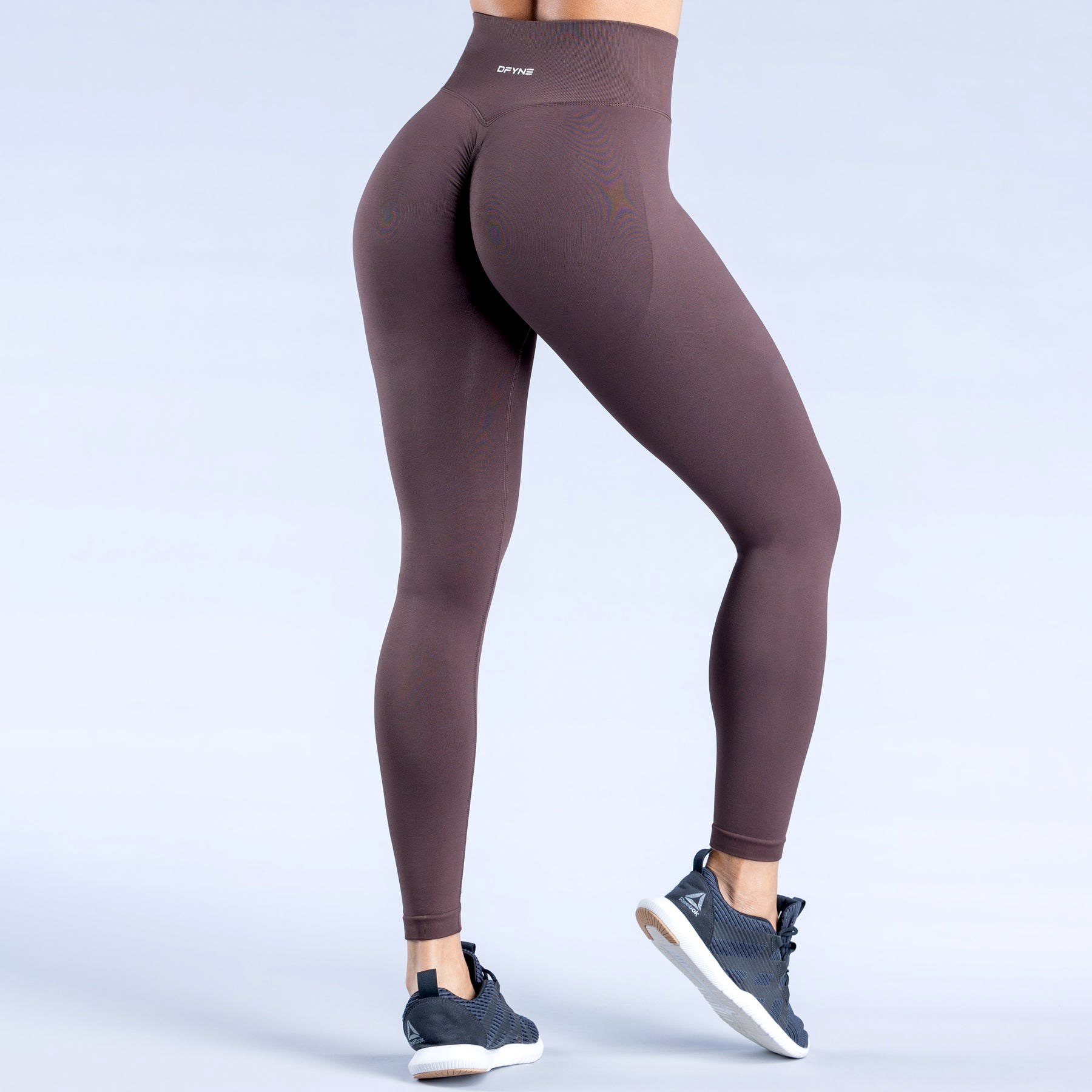 DFYNE Dynamic Leggings Chocolat Marron | TXW-2495724