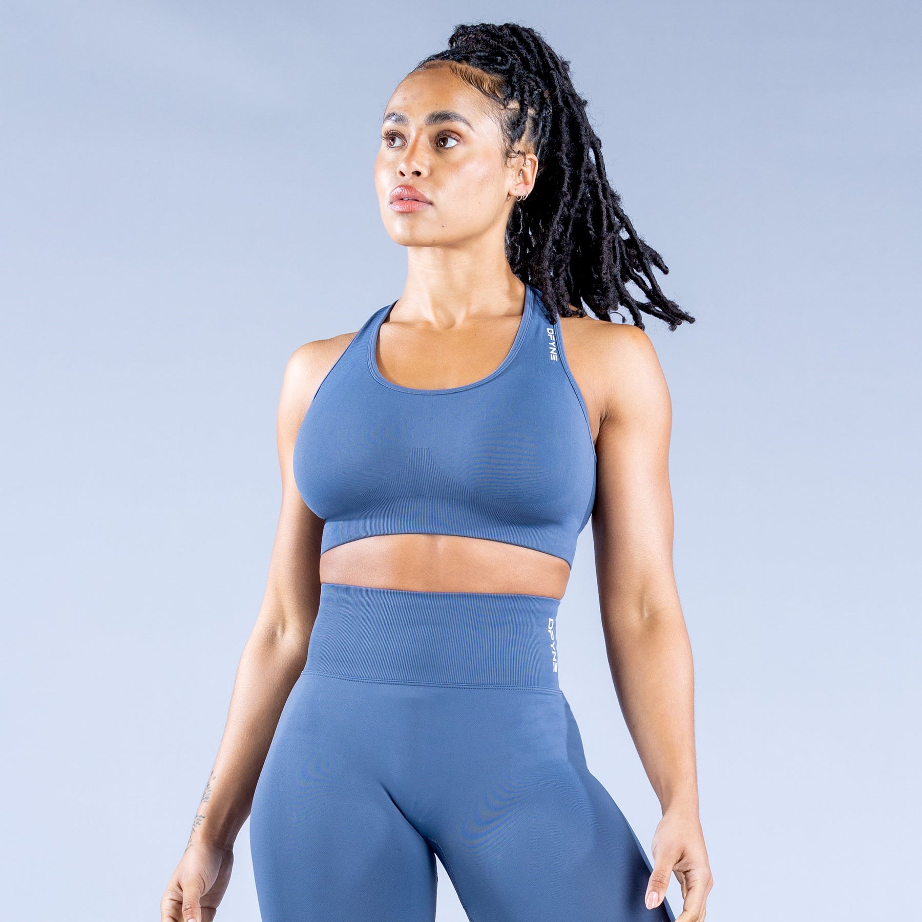 DFYNE Dynamic Sports Bra Noir Bleu | PWO-2808687