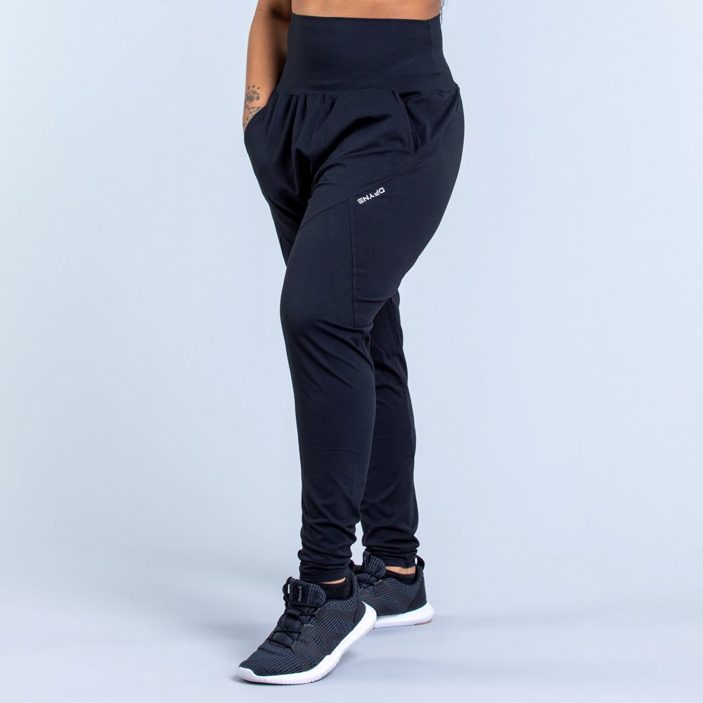 DFYNE Origin Harem Tapered Fit Joggers Noir | FQM-7461196