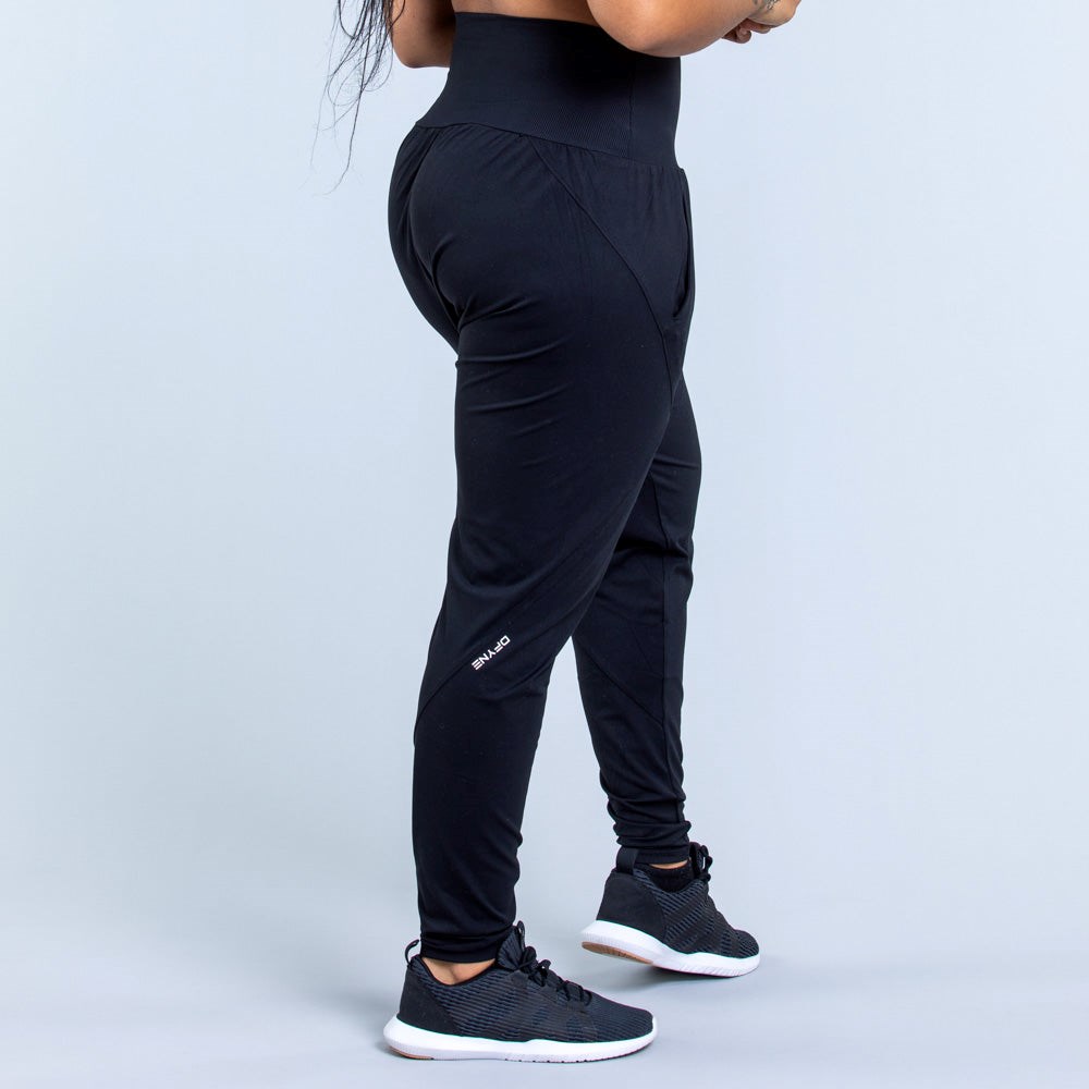 DFYNE Origin Harem Tapered Fit Joggers Noir | FQM-7461196