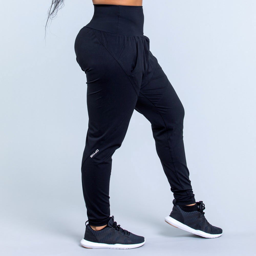 DFYNE Origin Harem Tapered Fit Joggers Noir | FQM-7461196