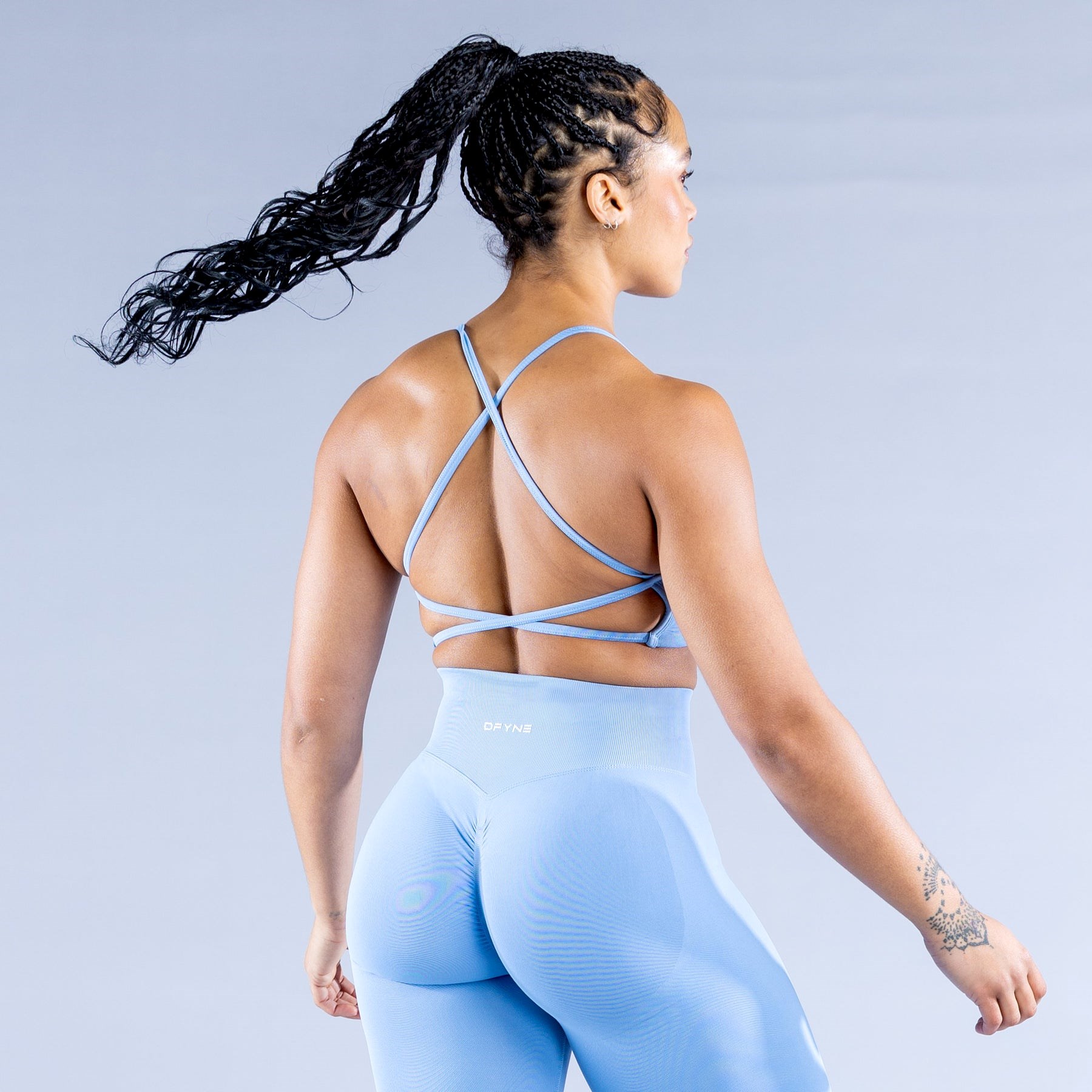 DFYNE Dynamic Backless Sports Bra Bleu | DNS-8530029